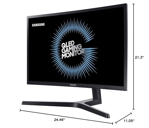 Samsung CFG73 27" FHD 1080p 144Hz 1ms QLED Curved FreeSync Gaming Monitor (LC27FG73FQNXZA)