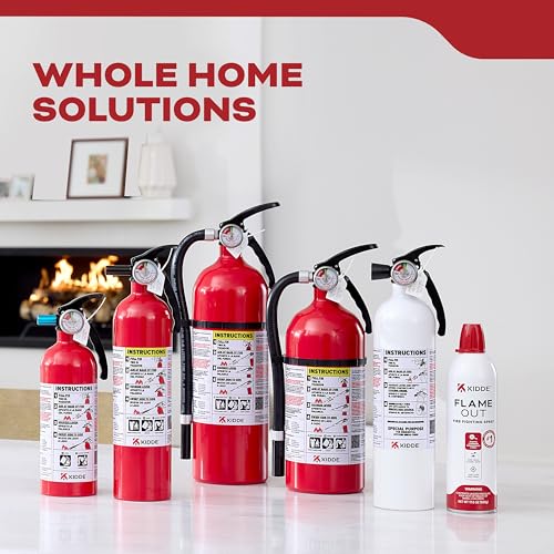 Kidde Multipurpose Fire Extinguisher for Home, Office, Dorm, Residential 3A40BC