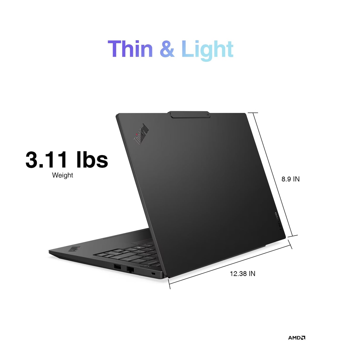 Lenovo ThinkPad E14 Gen 7 AI Business Laptop 14" FHD+ Display (AMD Ryzen 7 250 (Beat Ryzen 5 7535U), 16GB DDR5, 512GB SSD, Copilot, Backlit, Fingerprint, 5M RGB Webcam, Thunderbolt 4, Win11Pro), 2026
