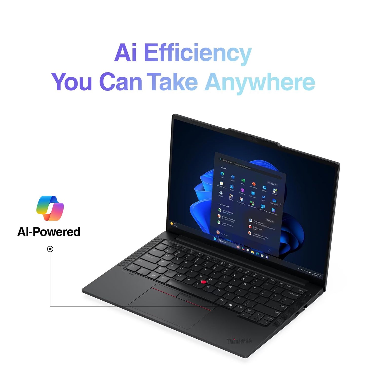 Lenovo ThinkPad E14 Gen 7 AI Business Laptop 14" FHD+ Display (AMD Ryzen 7 250 (Beat Ryzen 5 7535U), 16GB DDR5, 512GB SSD, Copilot, Backlit, Fingerprint, 5M RGB Webcam, Thunderbolt 4, Win11Pro), 2026