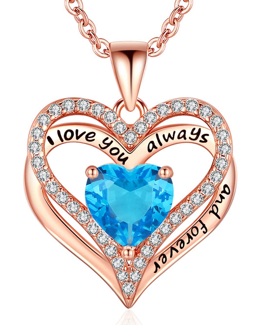 S925 Sterling Silver Necklace for Women, Jewelry for Wife, Birthday Gifts, Anniversary Necklaces, Daughter Heart Love Jewel, Gift for Her, Dec