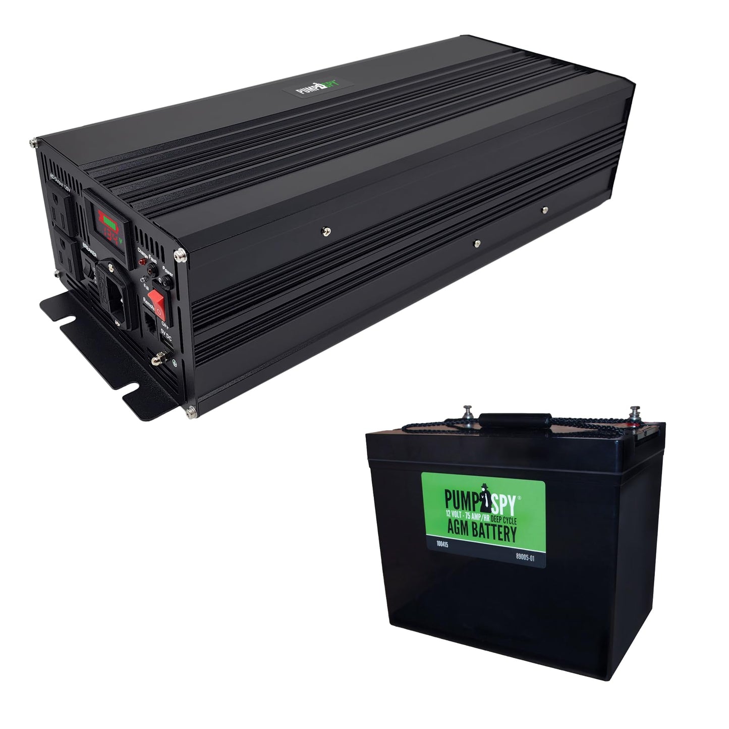 Primary Sump Pump Backup Bundle - 2000W / 75 Ah