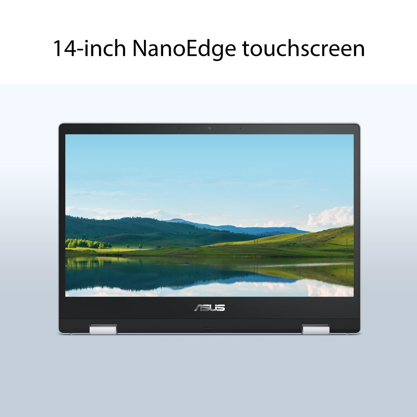 ASUS Chromebook Flip CX1 Convertible Laptop, 14" FHD NanoEdge 360-degree Touchscreen, Intel Celeron N4500 Processor, 128GB eMMC Storage, 8GB RAM, ChromeOS, Transparent Silver, CX1400FKA-AS88FT