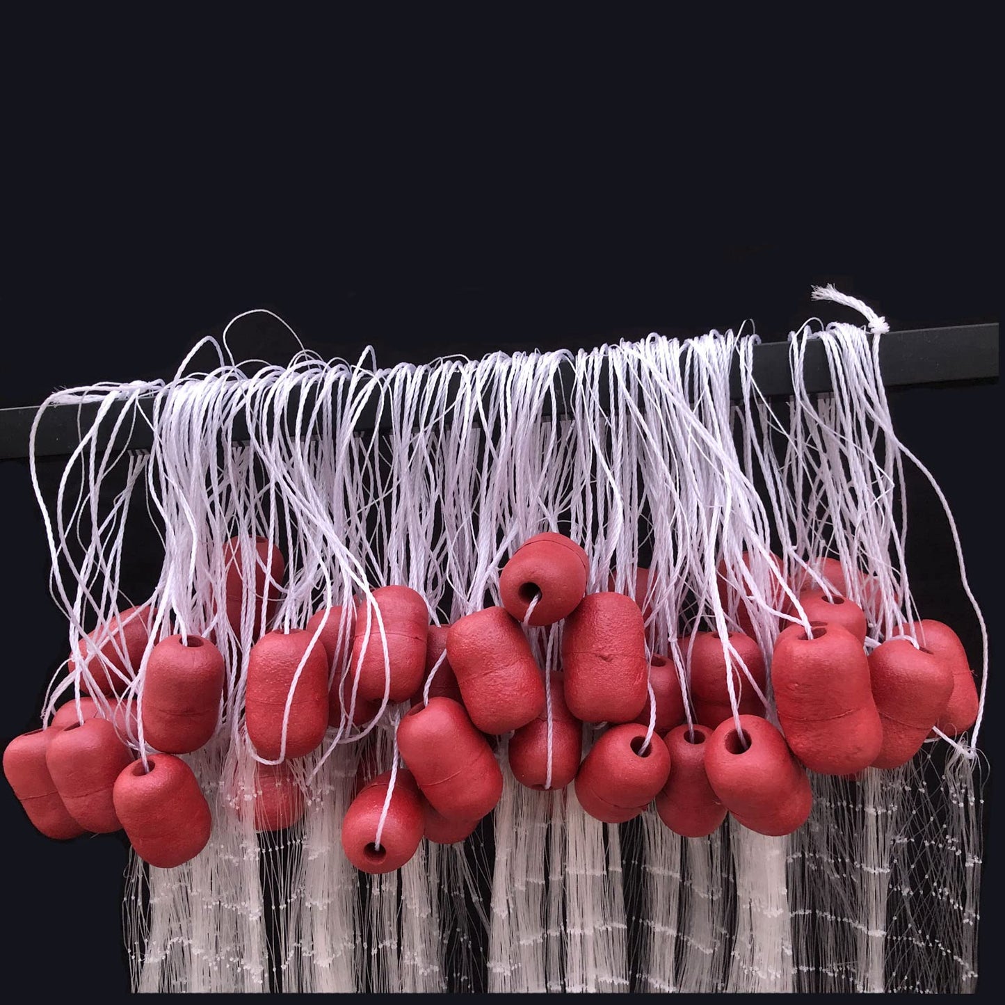 POUI COME DREAM Fishing Gill Net for Survival 98ft Monofilament Nylon 0.35mm High-Strength Twine Single Layer Fish Nets Large Buoys Seine Net Red De Pesca 2 Inch Grid