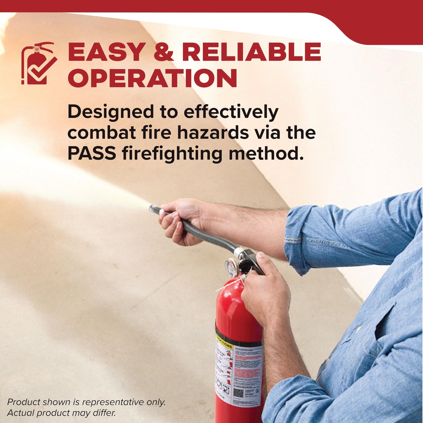 Kidde Multipurpose Fire Extinguisher for Home, Office, Dorm, Residential 3A40BC