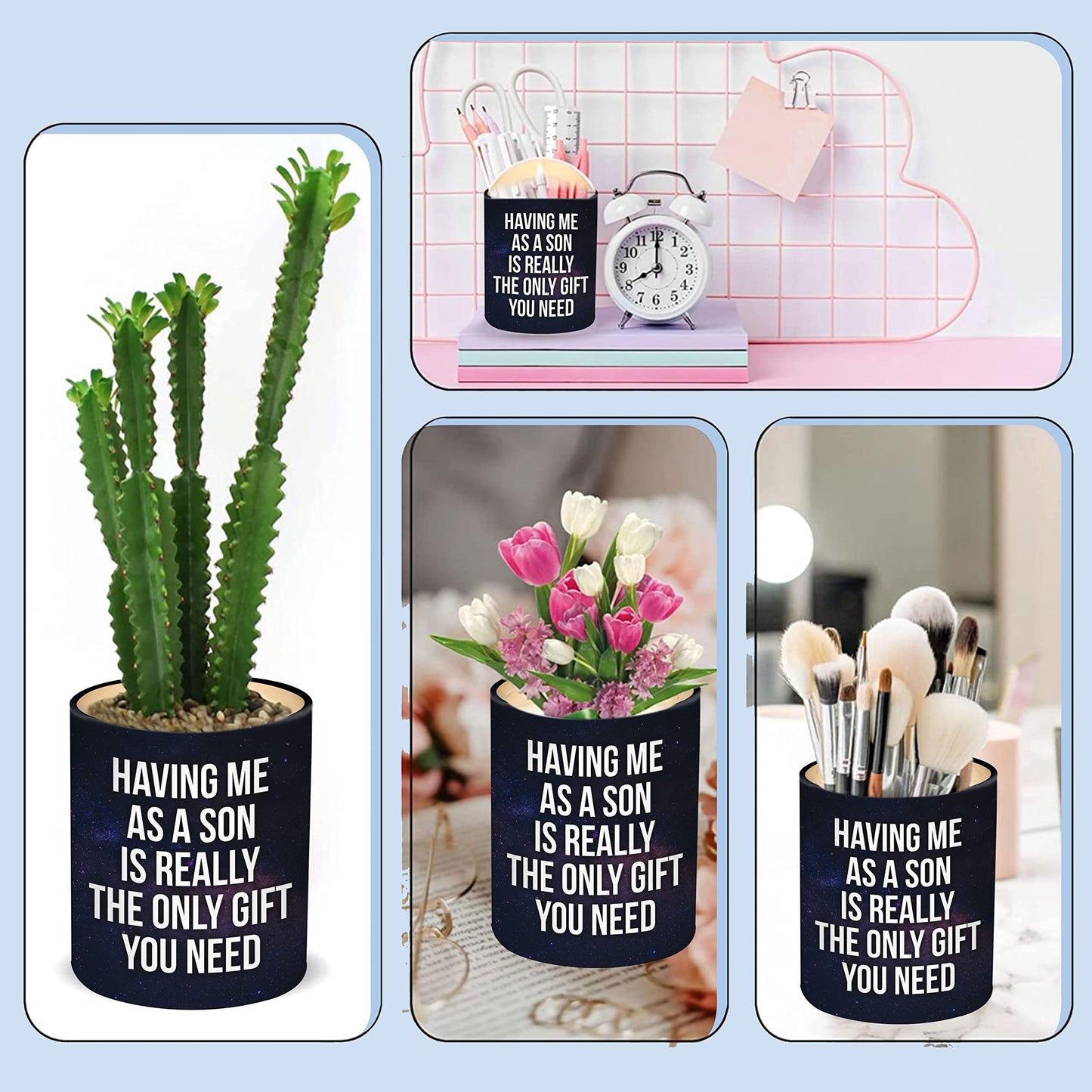 Birthday Gifts for Mom from Son - Mom Birthday Gifts from Son - Moms Gift Ideas - Mother Gift, Funny Mother Candle, 10 Oz Jar Lemongrass Scent Soy Wax Candle